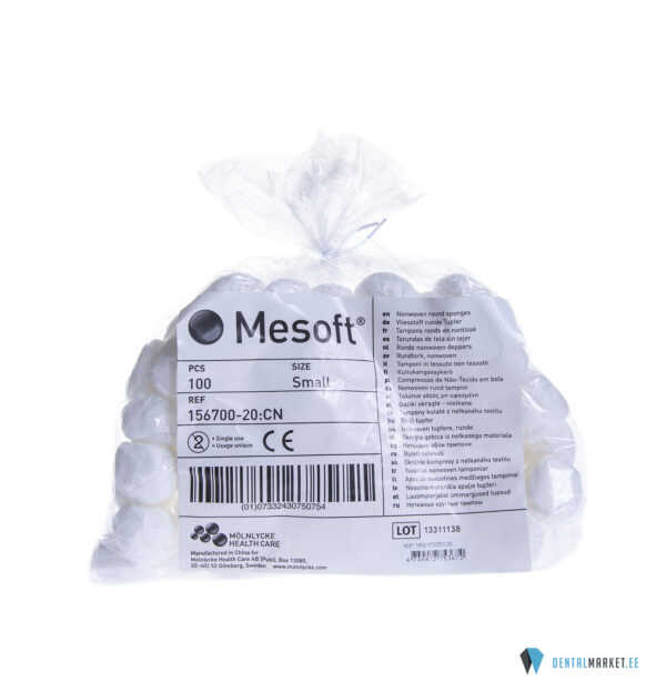 Mesoft marlitupsud S mittesteriilsed, 100tk/pk