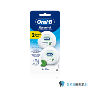 Oral-B Essential mint vahatatud hambaniit 2x50m DUO pakk