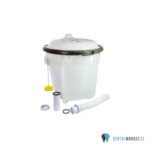 PLASTIC DECANTER WITH COLLECTION BAG (19 L / HEIGHT: 465 MM) - jäätmenõu