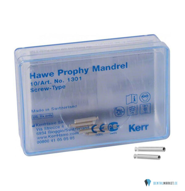 Prophy-Mandrell screw-type RA 14 mm,1tk/10tk karbis