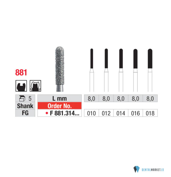 Teemantpuur FG F881 (punane)