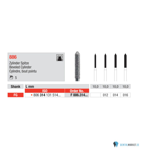 Teemantpuur FG F886 (punane)