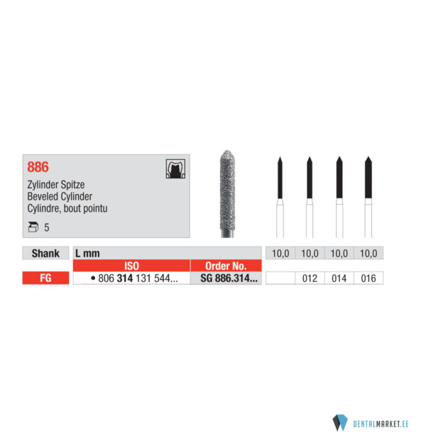 Teemantpuur FG SG886 (must)