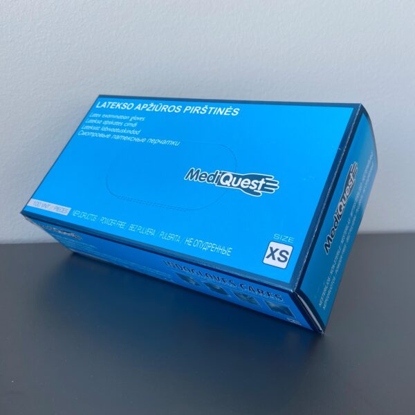 MediQuest latekskindad 100tk/pk