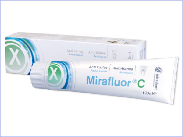 Miradent Mirafluor C hambapasta amiinfluoriidiga, 100 ml