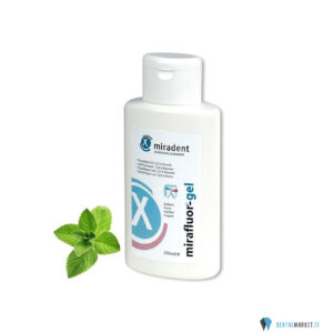 Miradent Mirafluor-gel, mint 1,23% 250 ml PE: juuni