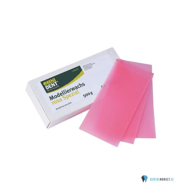 Modelleerimisvaha roosa medium 1,5mm 1/3 pk 38 tk plokk